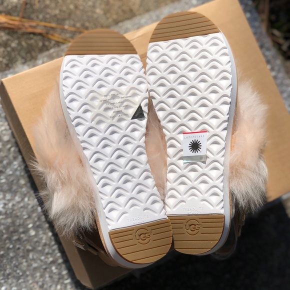 ❌❌ SOLD ❌❌ New!  UGG Fluffy Sandals - Picture 6 of 8